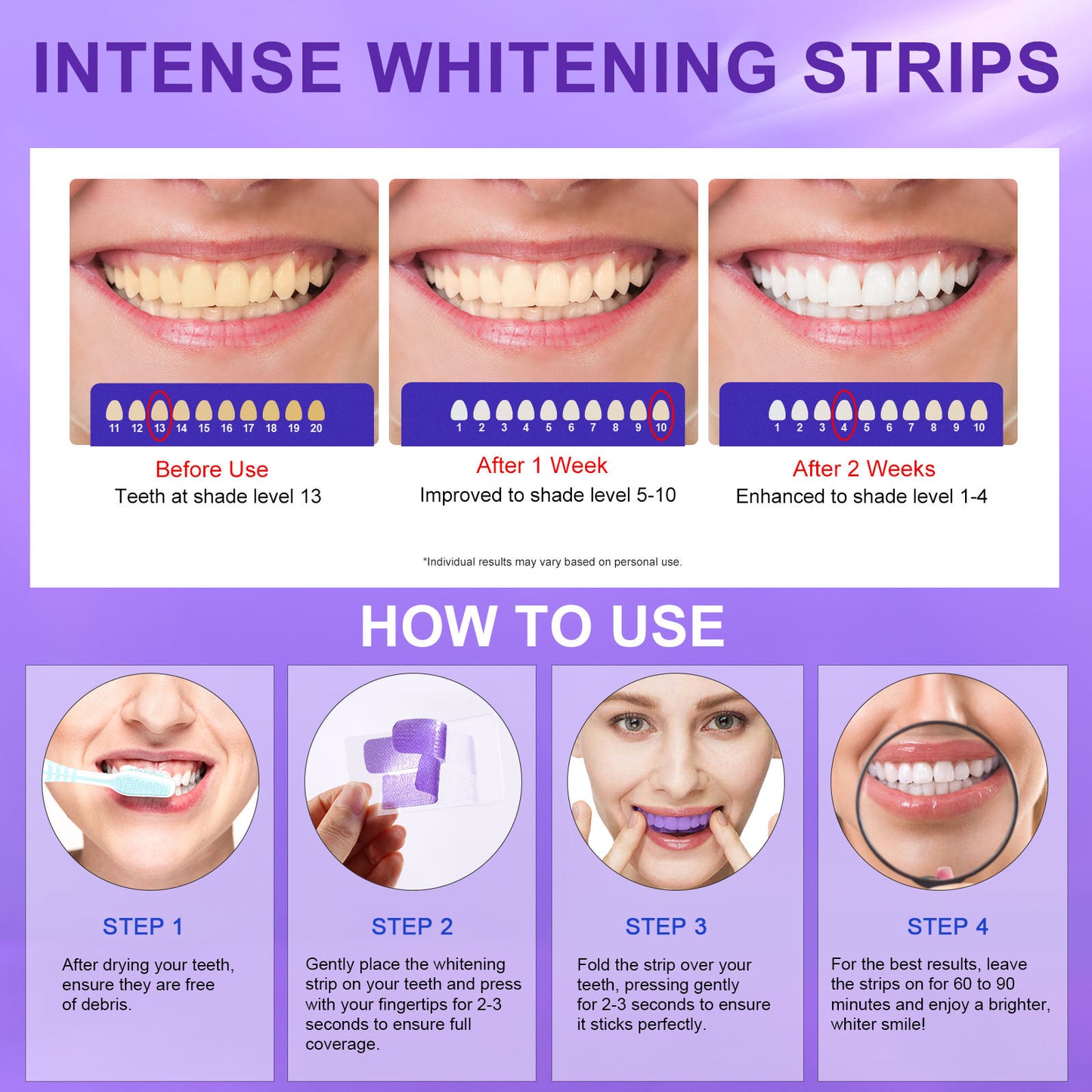 Professional Teeth Whitening Strips